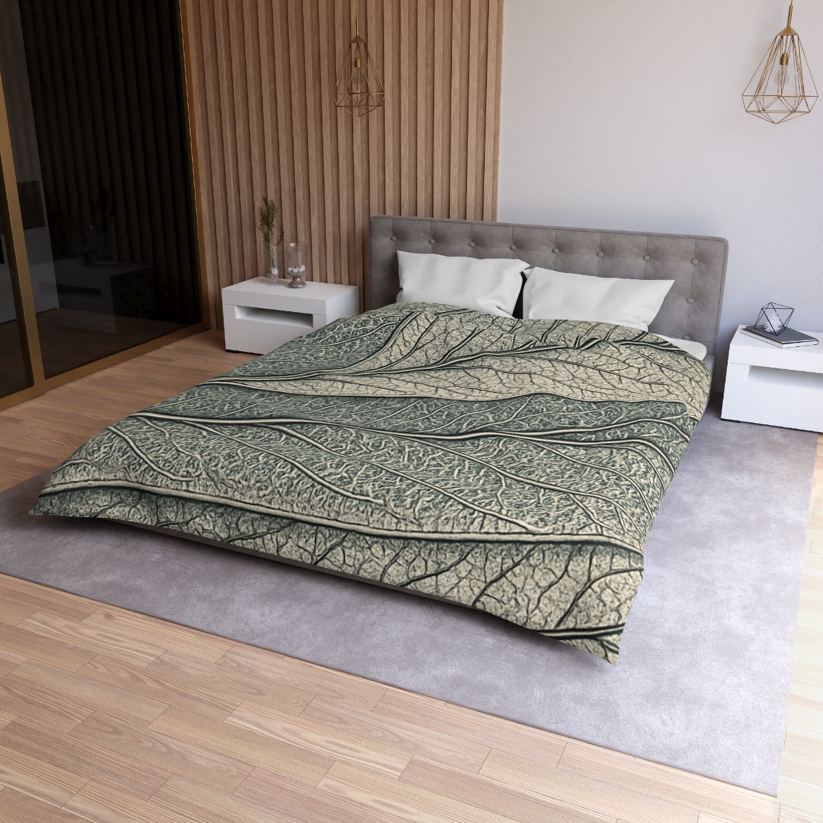 Vein Map Filigree custom duvets