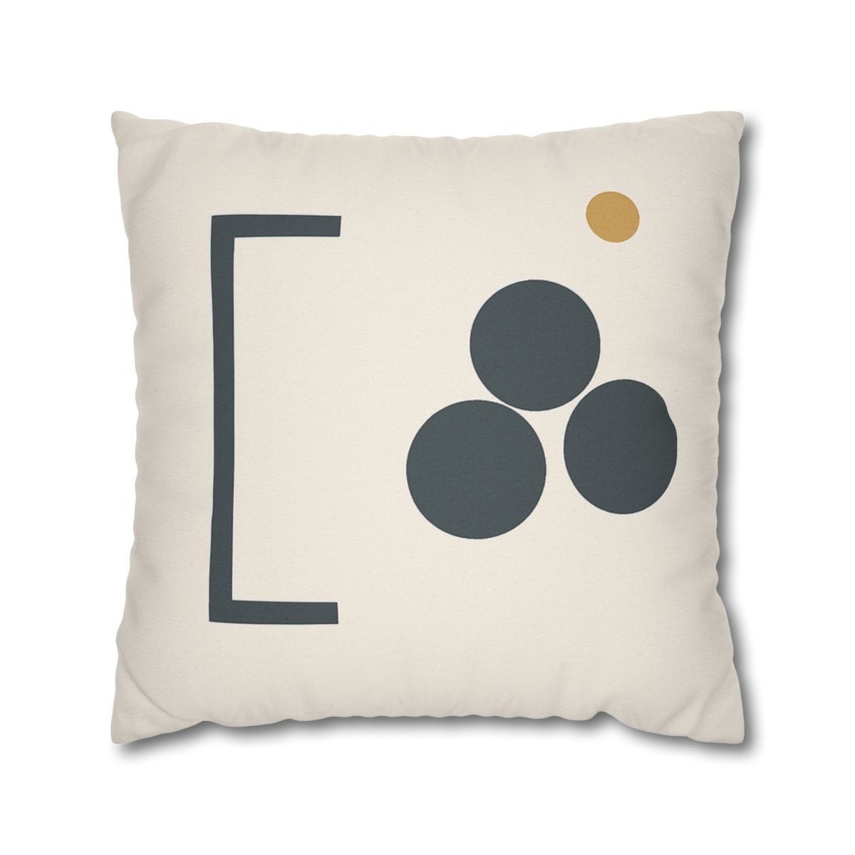 Diagonal Bracket And Three Circle Cluster custom pillow cases