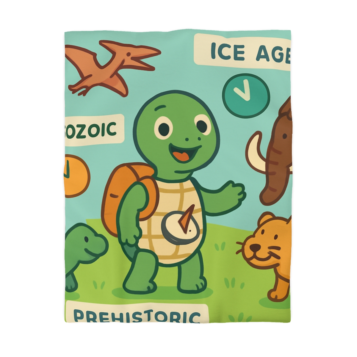 Time-Traveling Tortoise warm winter duvets