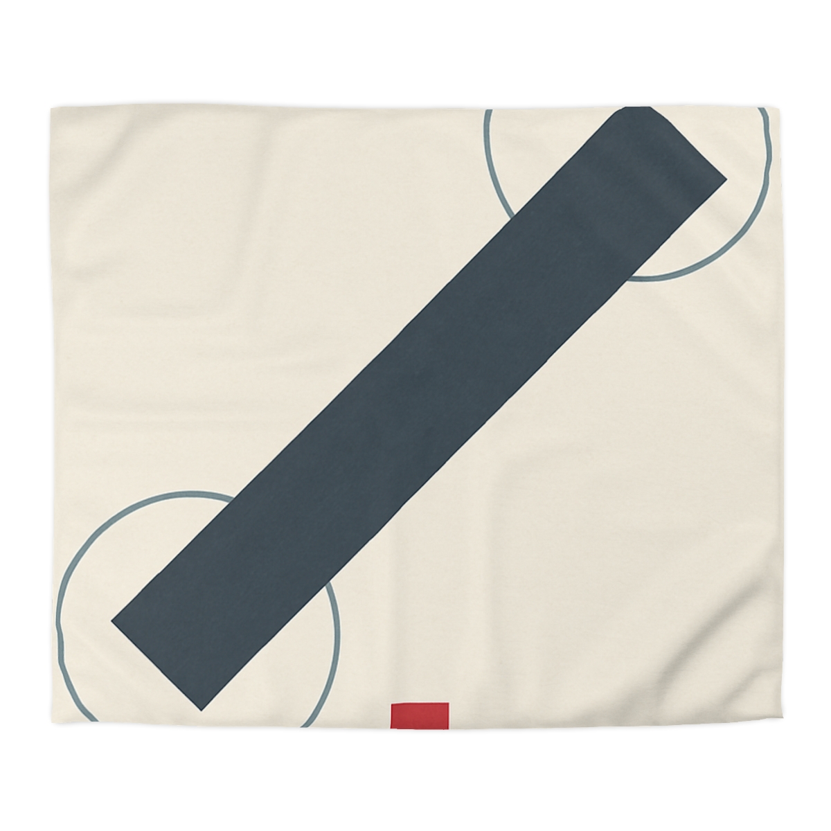Diagonal Bar With Twin Orbits stylish duvet covers