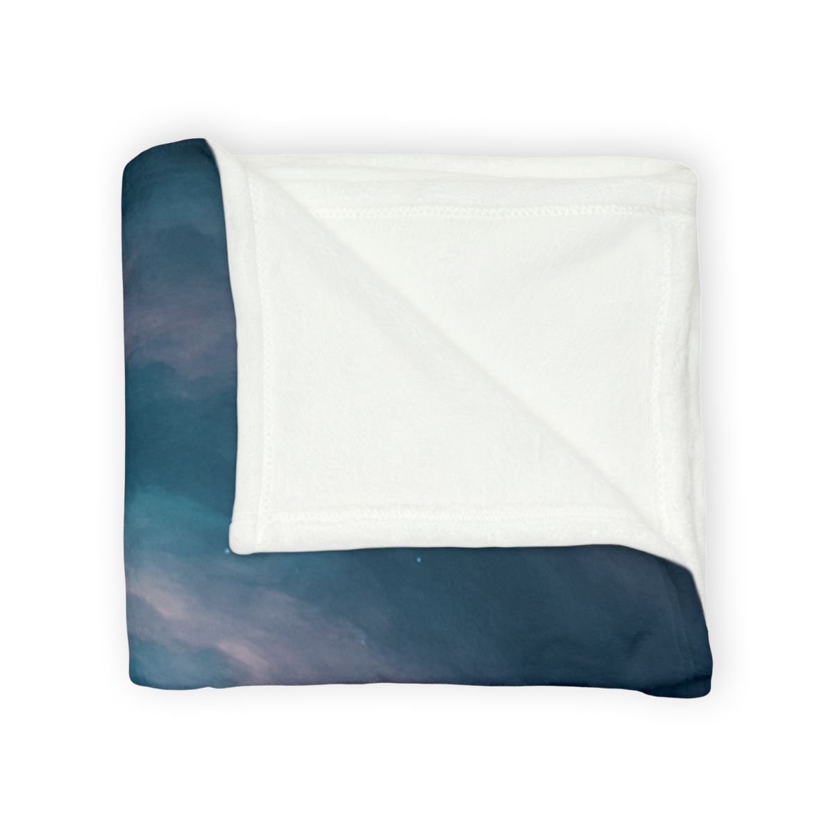 Nebula Spiral Haze designer printed blankets