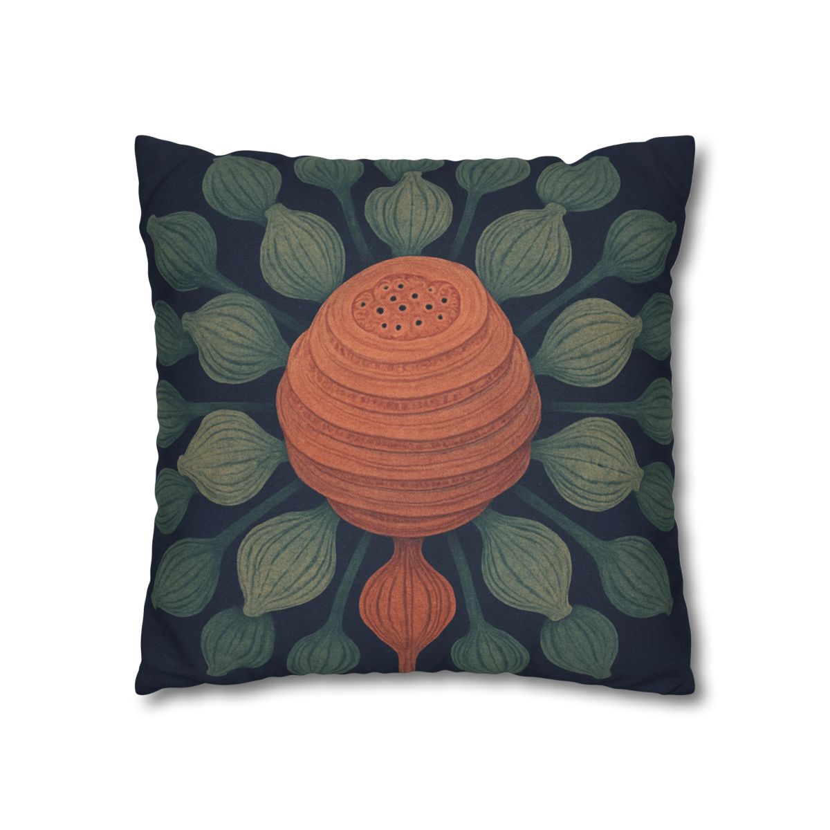 Spiral Seed Pod Halo trendy patterned pillow cases