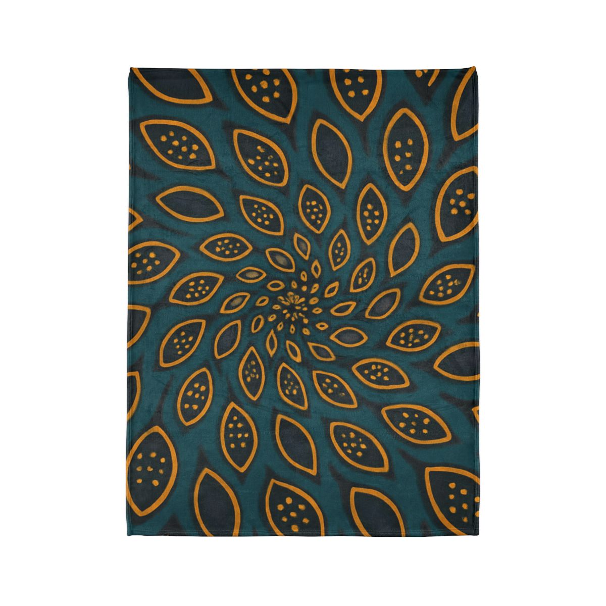 Spiral Seed Pod Array trendy patterned blankets