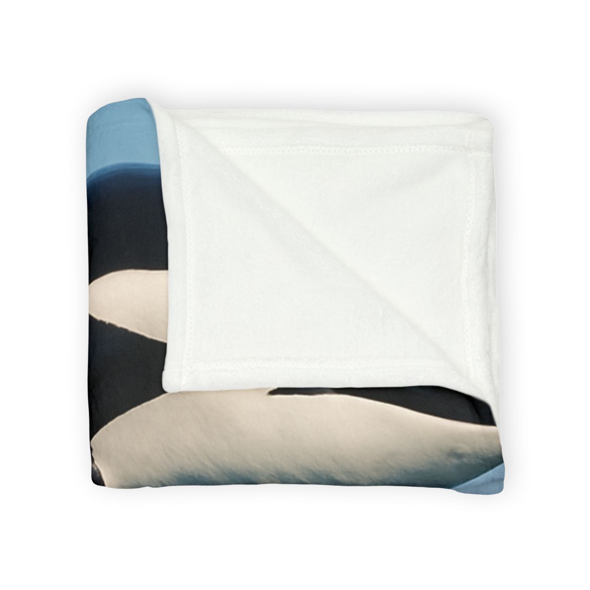 Tidal Monarch Orca soft fleece blankets