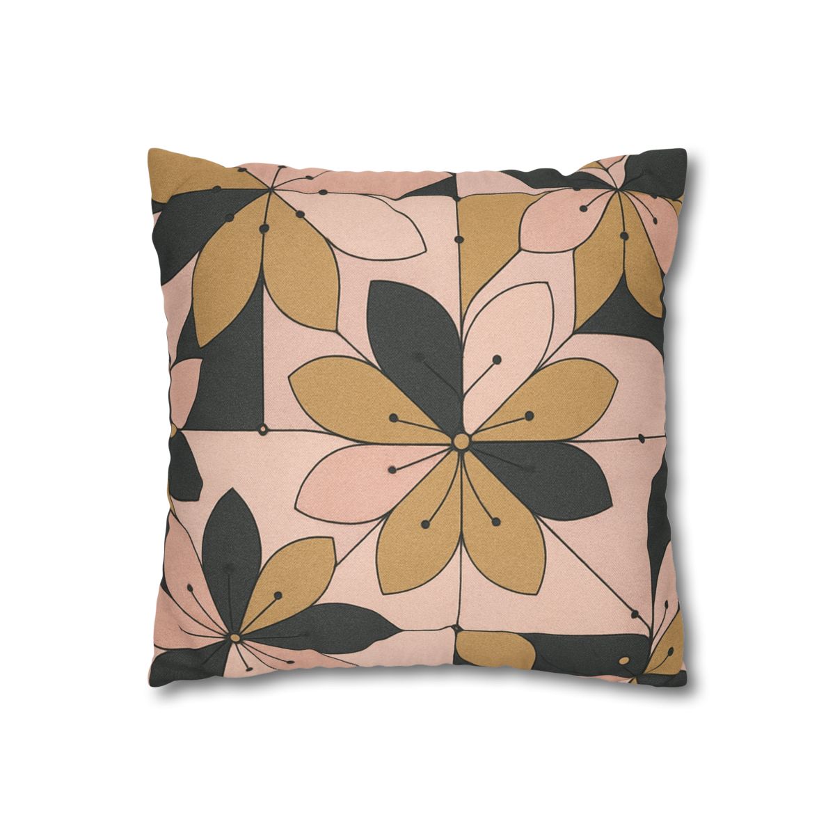 Petal Circuit Mosaic designer print pillow cases