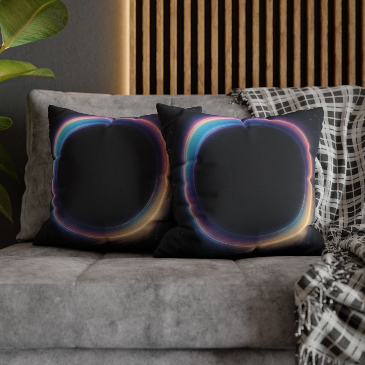Prismatic Lensing Halo Drift soft cotton pillow cases
