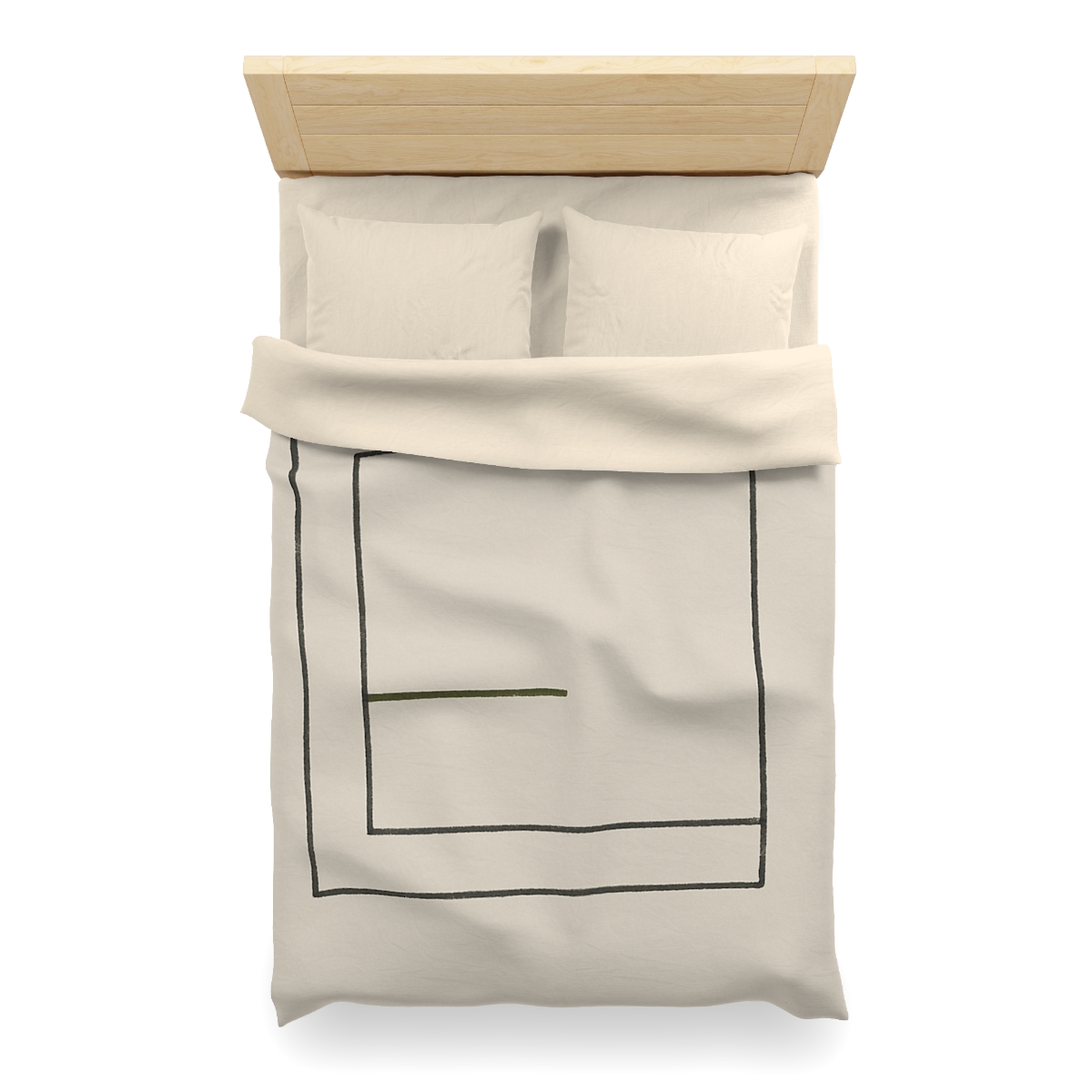 Nested Square And Crossing Short Line personalized bedding duvets