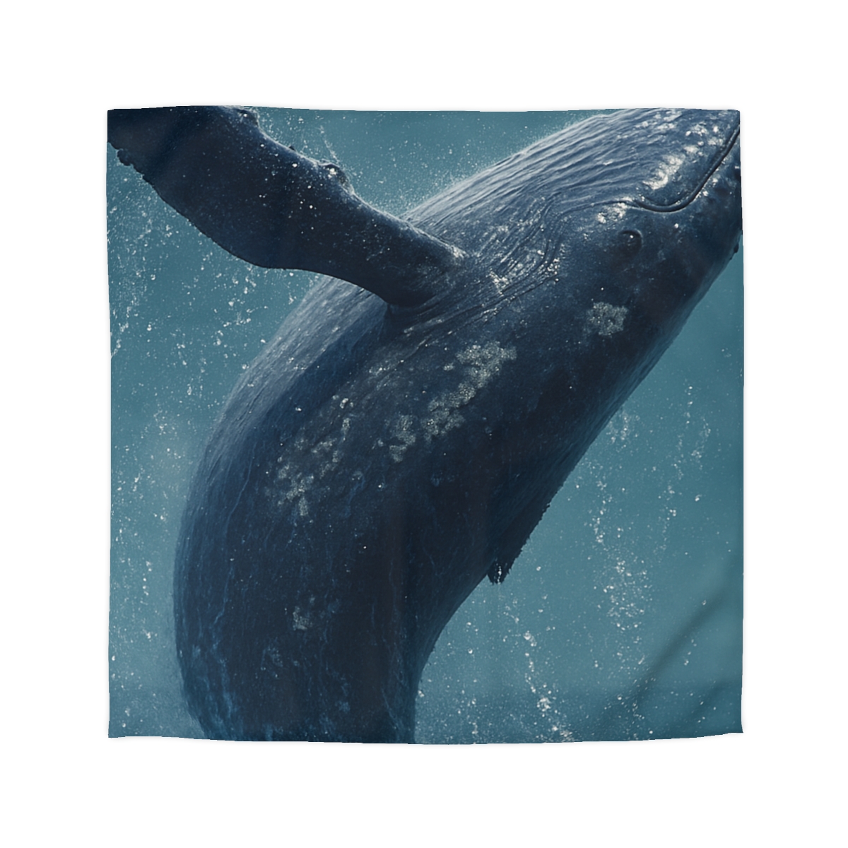 Ocean Song Humpback Whale designer printed duvets