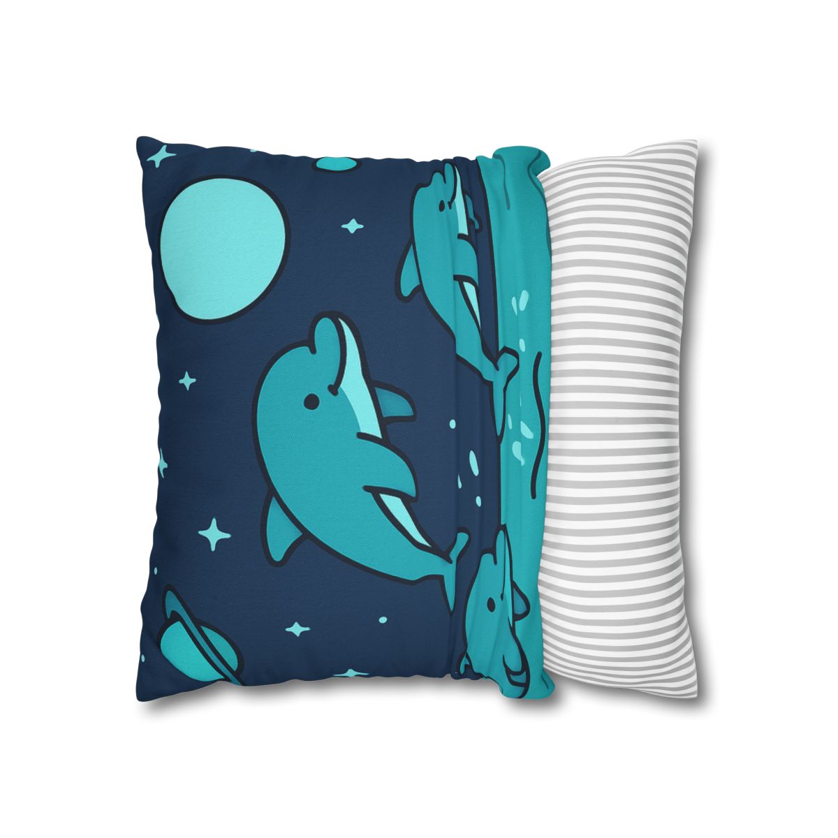Starlight Sea And The Cosmic Dolphins custom pillow cases