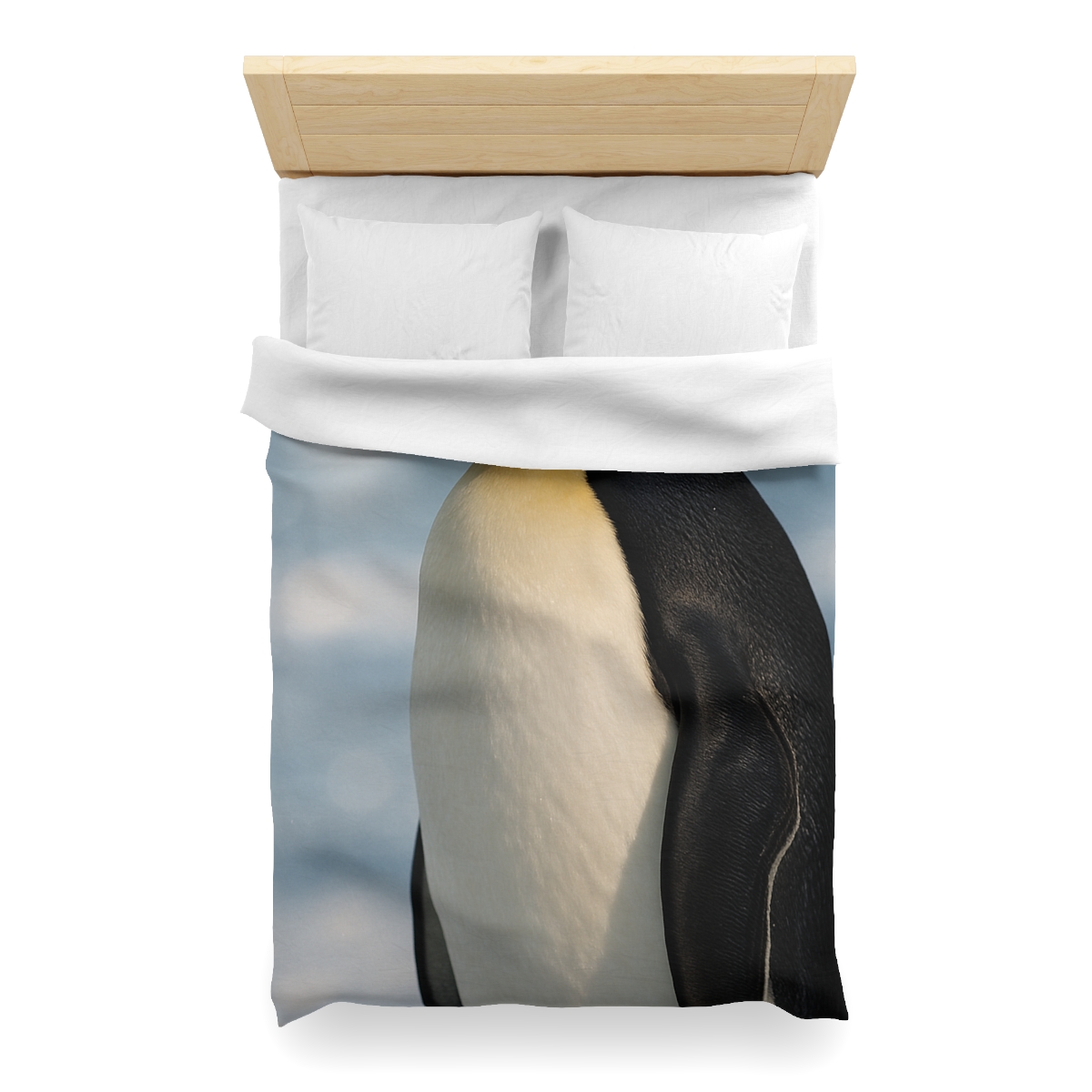 Aurora Drift Emperor Penguin stylish duvet covers