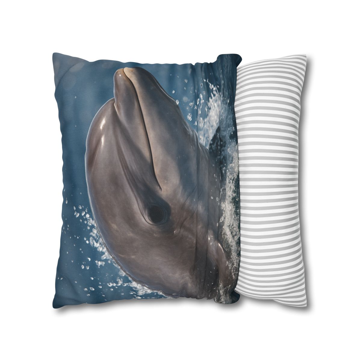 Mirrorflash Common Bottlenose Dolphin designer print pillow cases