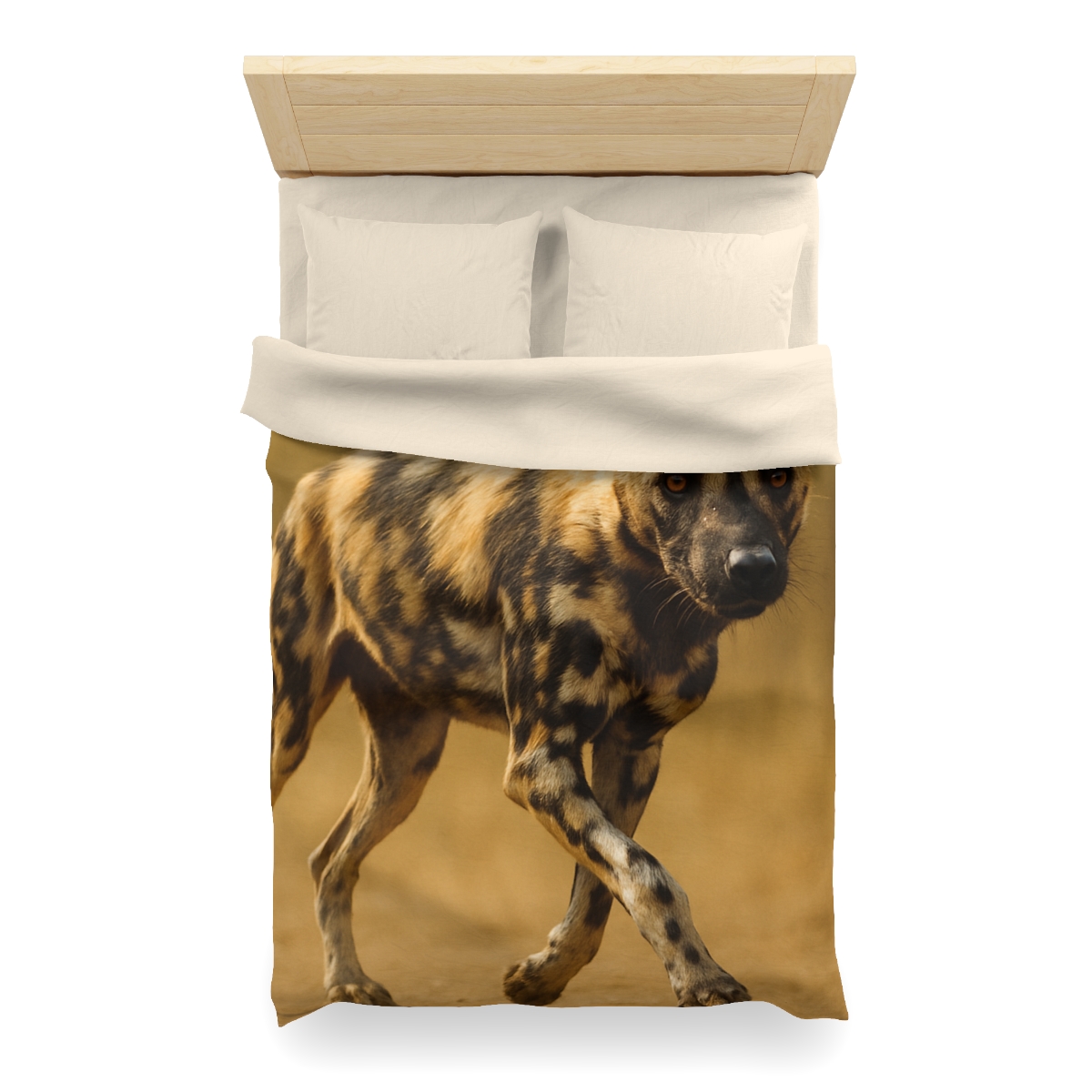 Pulse Trail Painted Dog custom duvets