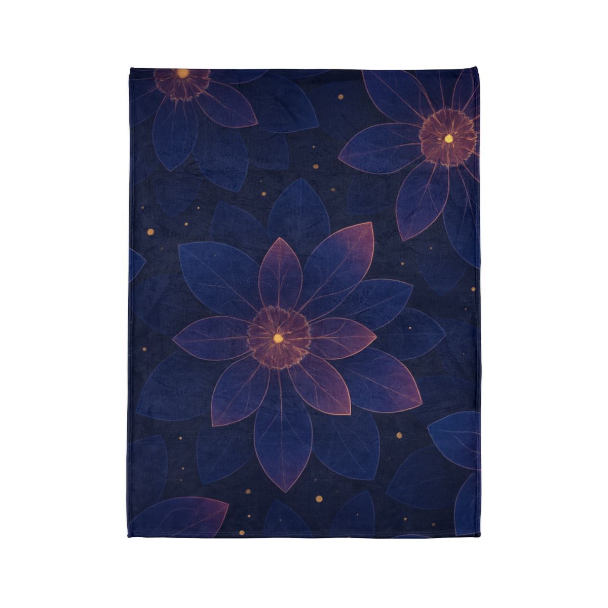 Petal Nebula Tessellation stylish throw blankets