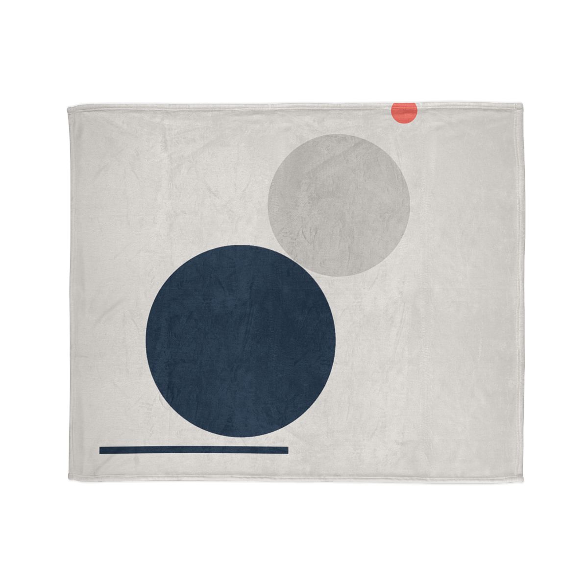 Three Orbiting Forms decorative home blankets