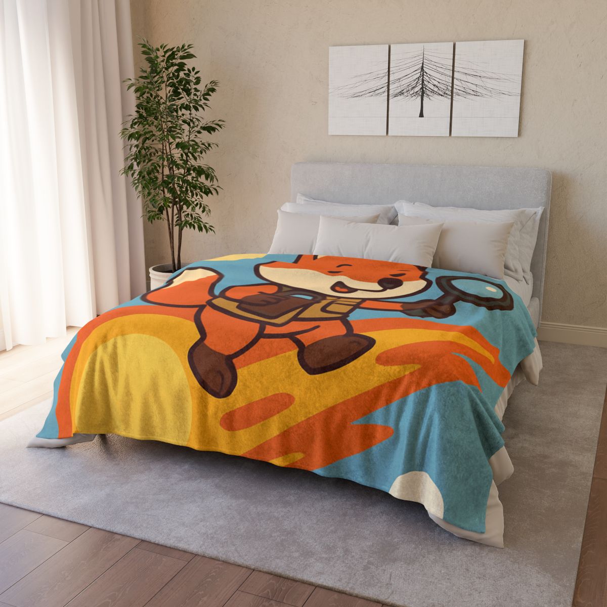 Comet Fox Explorer unique gift blankets