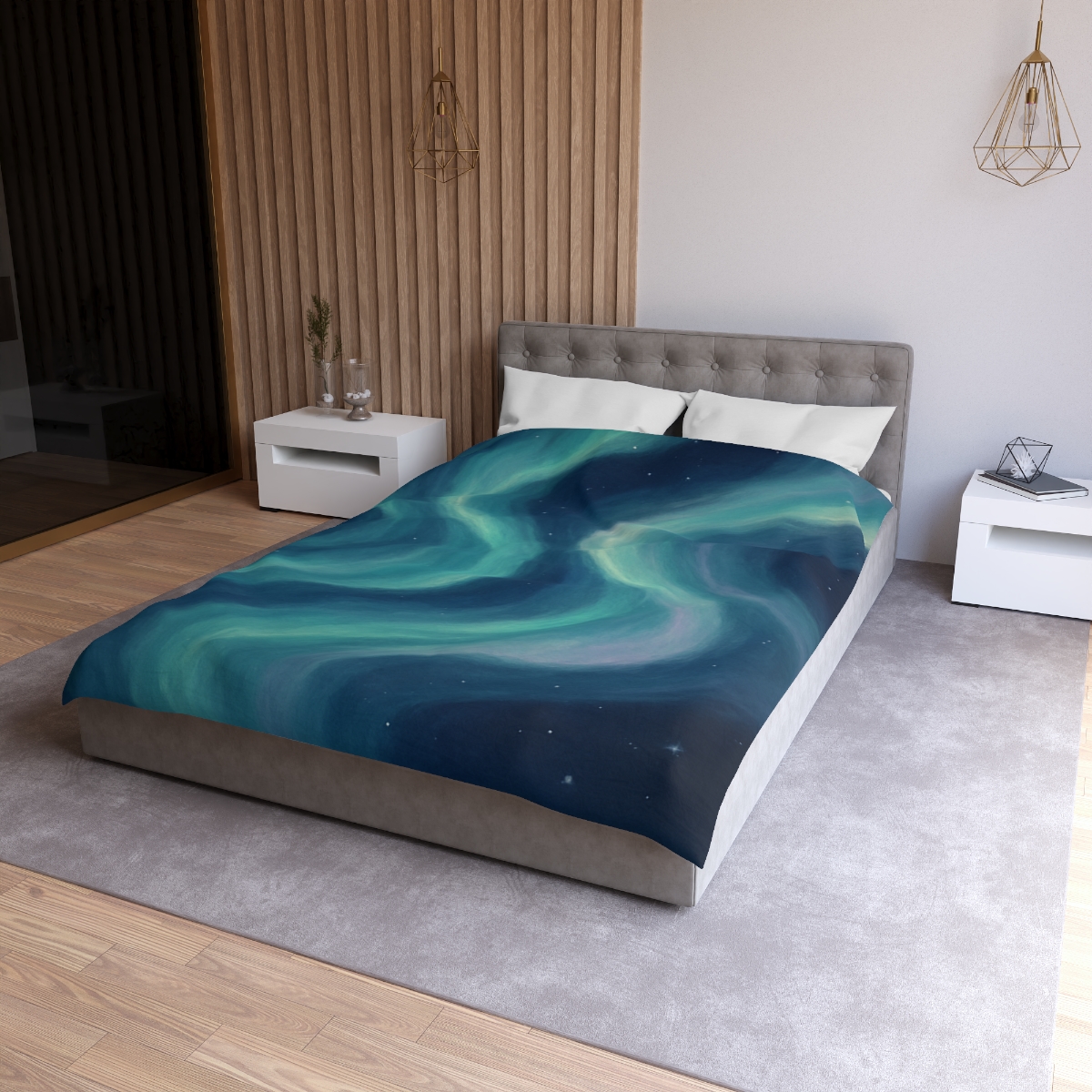 Auroral Drift Nebula personalized bedding duvets