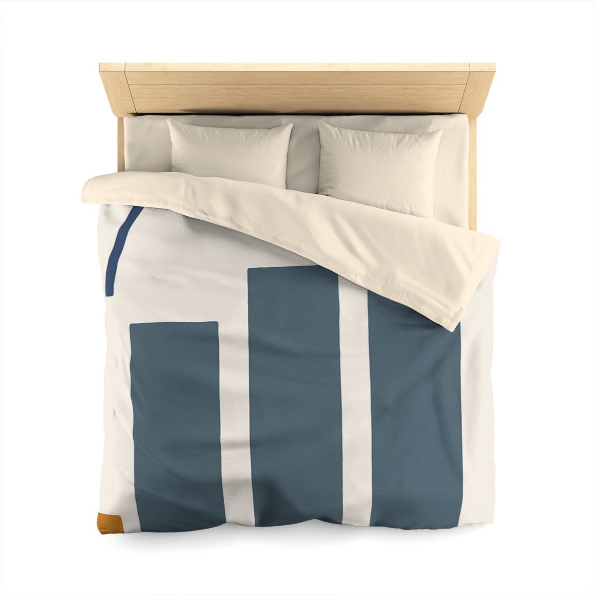 Three Bars With Hanging Arc designer printed duvets