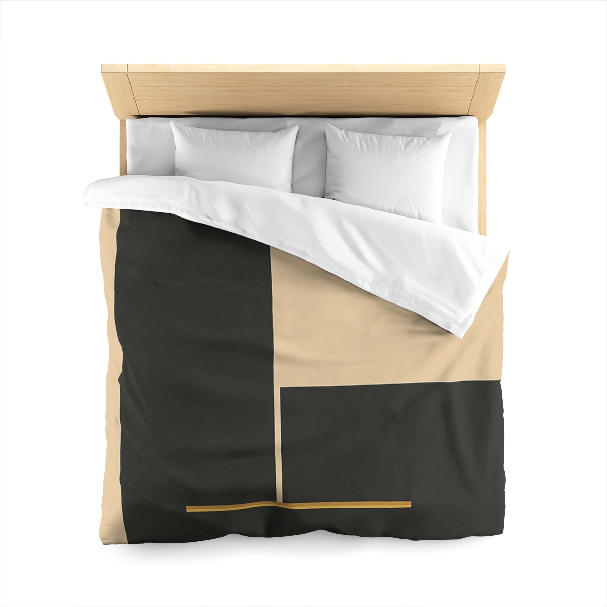 Offset Rectangles With Open Slot unique patterned duvets