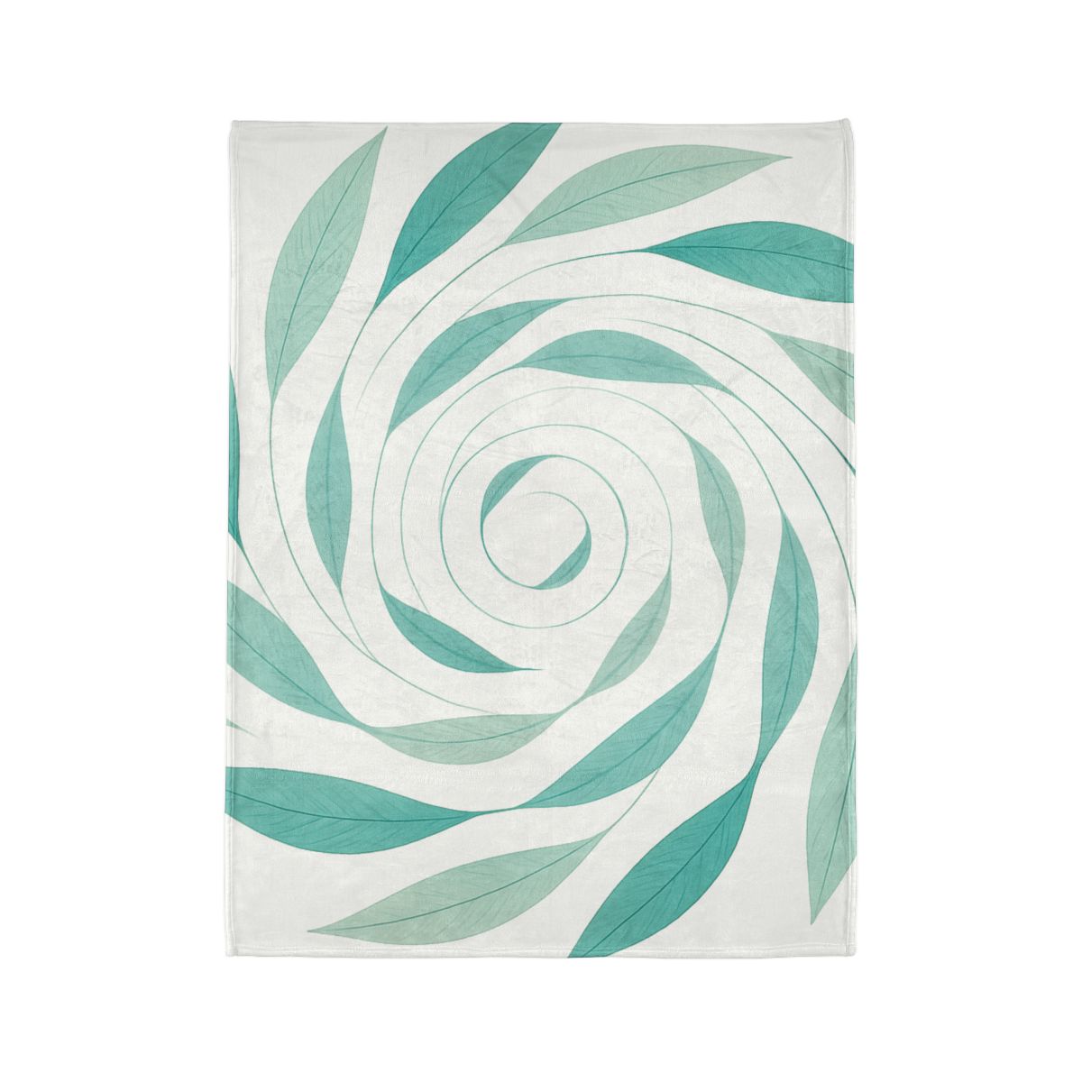 Orbiting Leaf Halo stylish throw blankets
