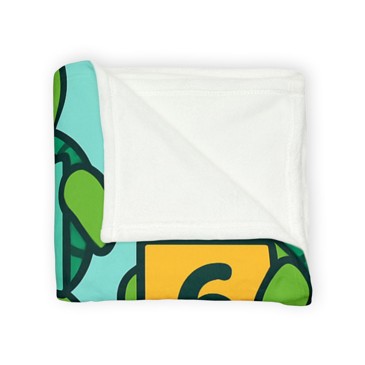 Coral Reef Math Parade Of Sea Turtles personalized cozy blankets