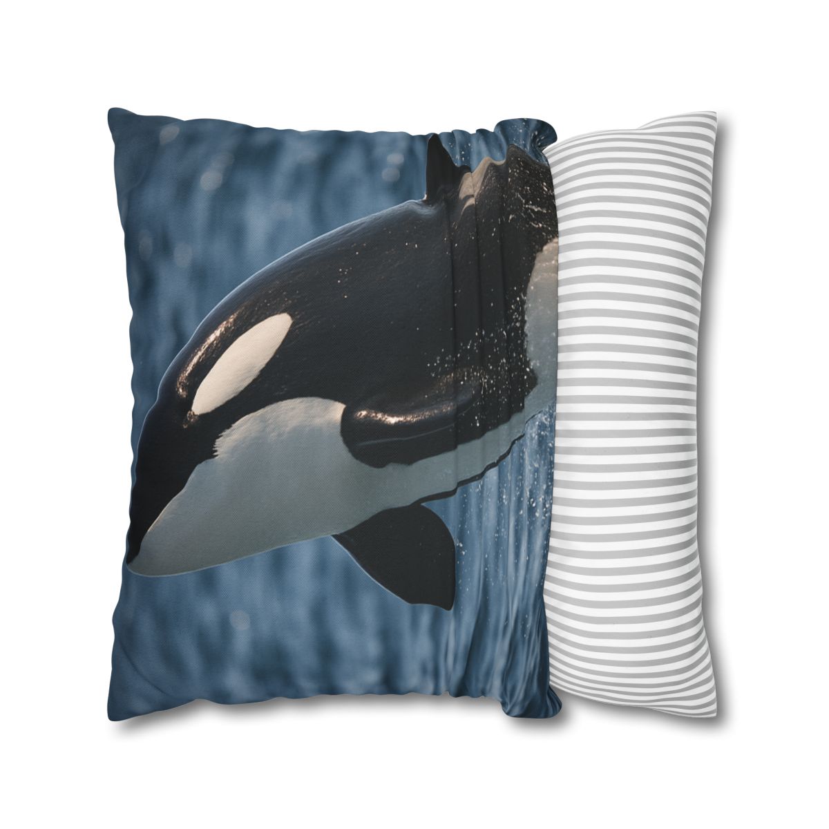 Tidal Monarch Orca soft cotton pillow cases