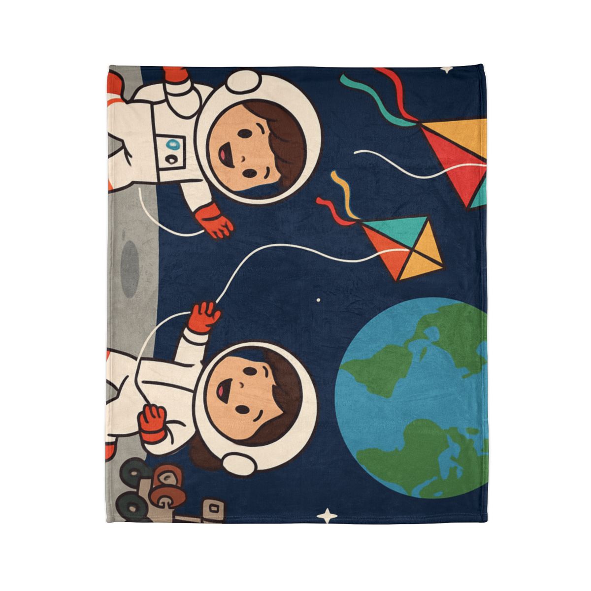 Kite Festival On The Moon decorative home blankets