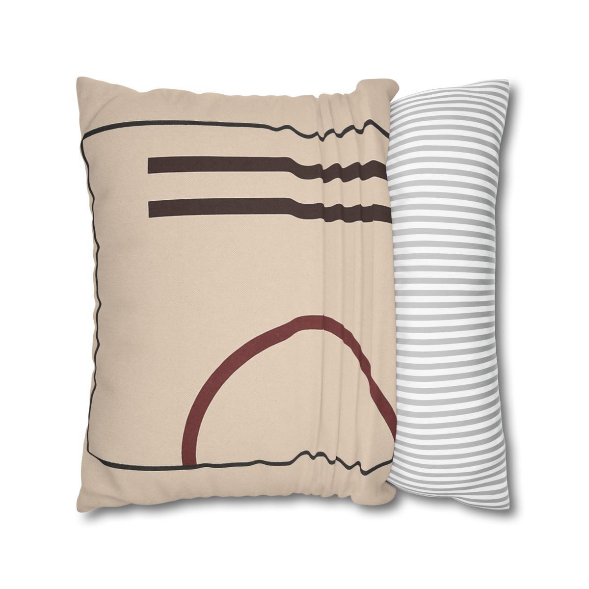Framed Arc And Twin Columns soft cotton pillow cases