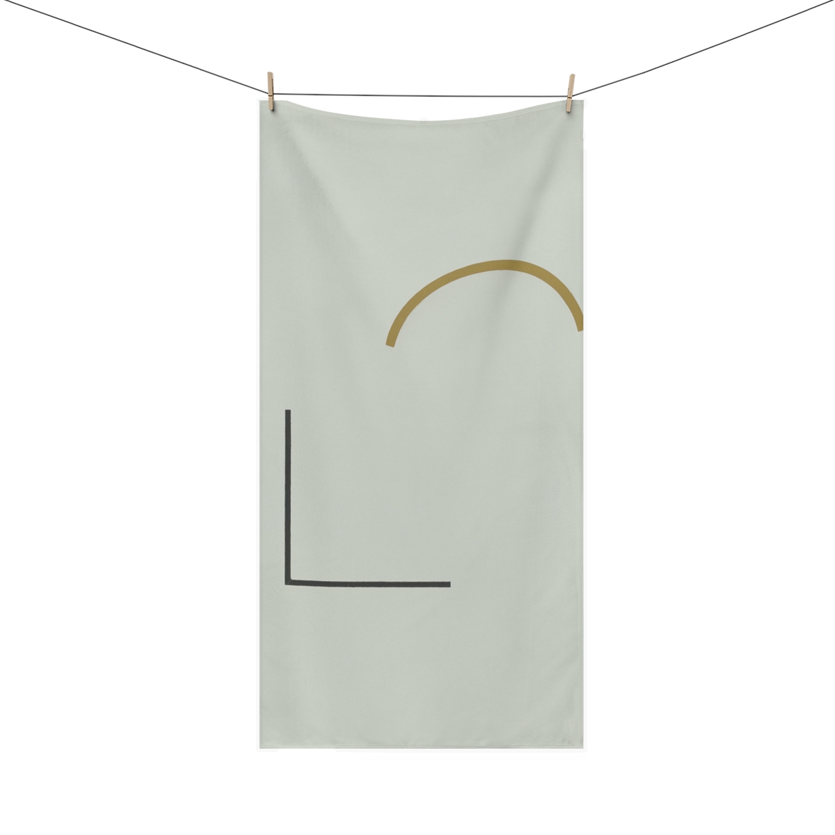 Corner Frame Arc Balance soft cotton towels