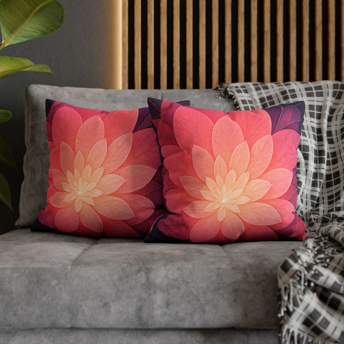 Petal Prism Overlap comfortable bedding pillow covers