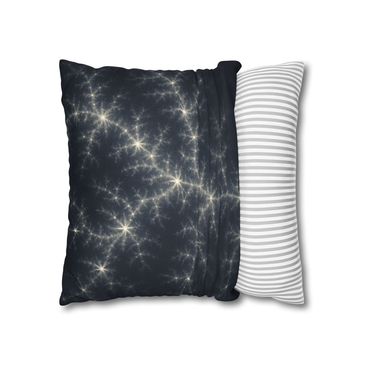 Starlit Fractal Cluster Drift stylish decorative pillowcases