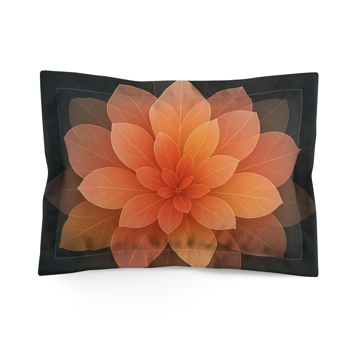 Petal Prism Overlap designer printed pillows