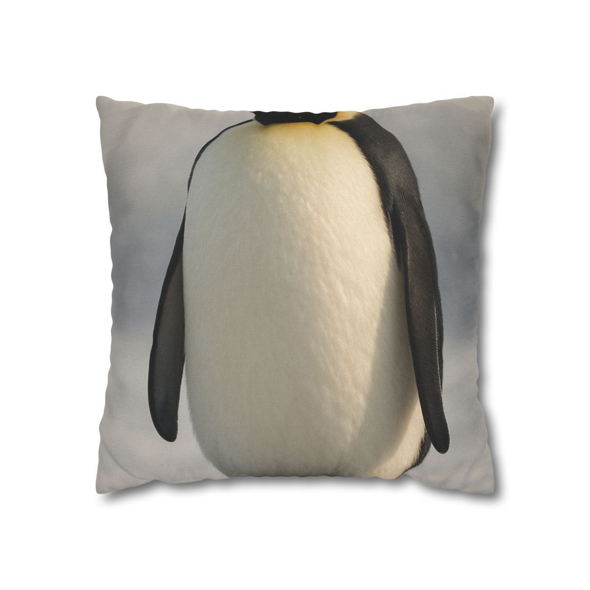 Frost Halo Emperor Penguin personalized pillow covers