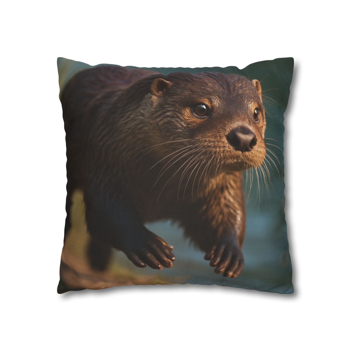 River Sprinter River Otter personalized pillow covers