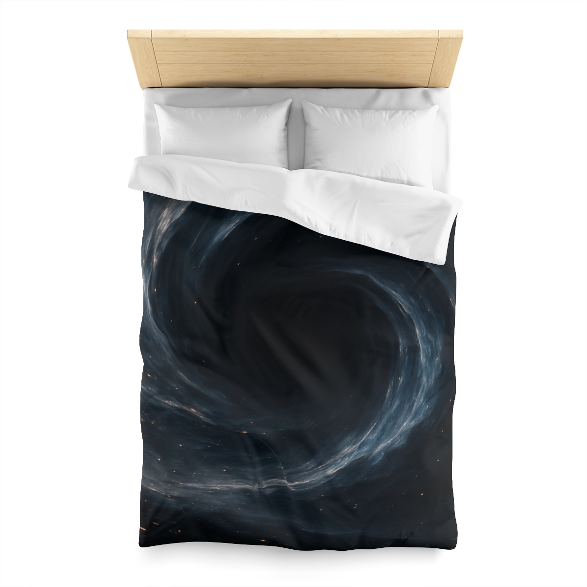 Gravity Well Vortex designer printed duvets