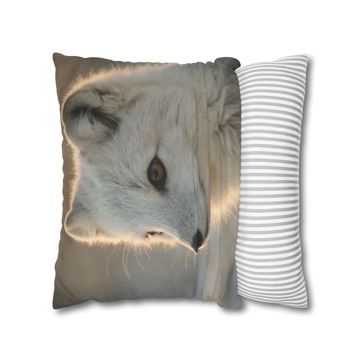 Ember Gaze Arctic Fox unique gift pillow cases