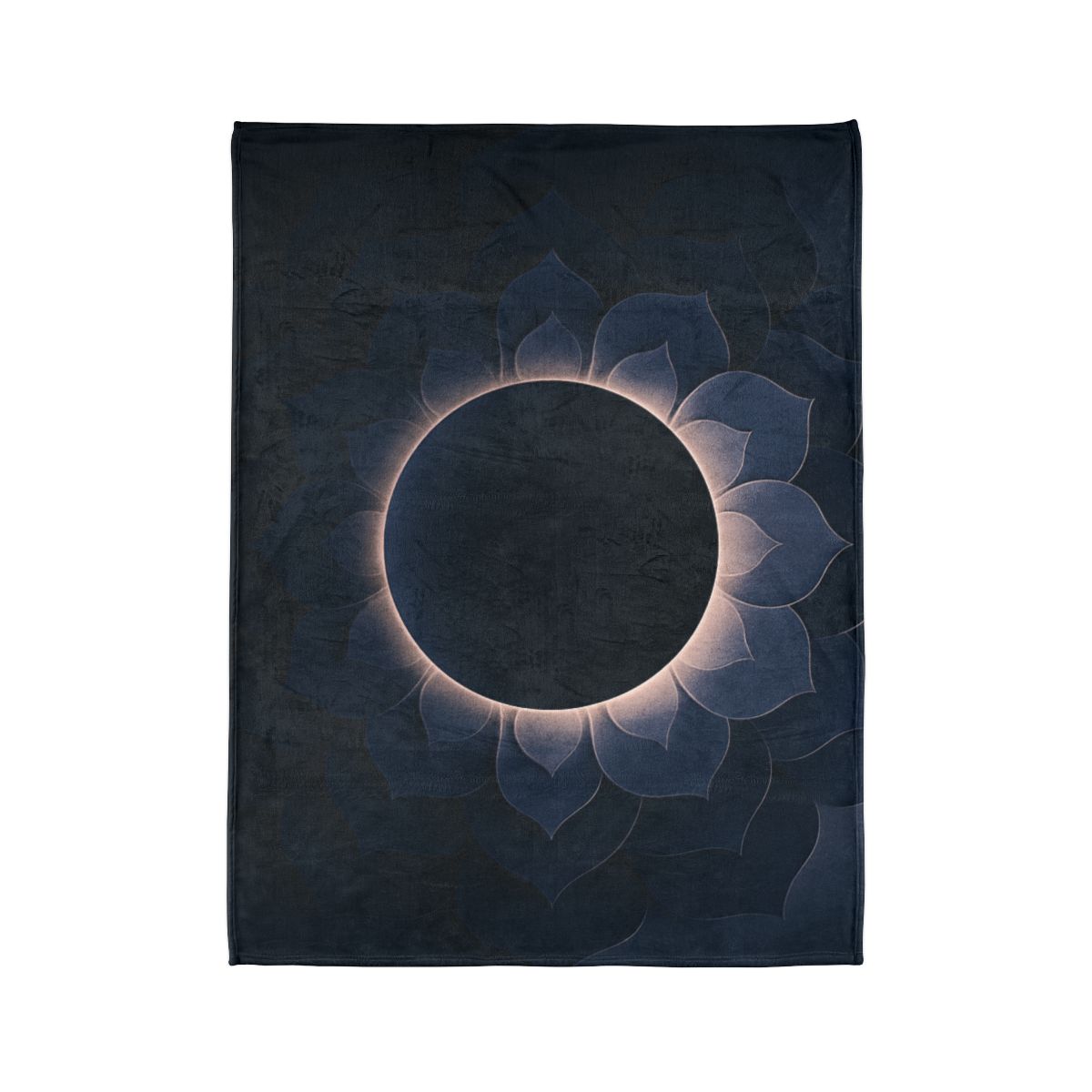 Petal Eclipse Rosette custom blankets
