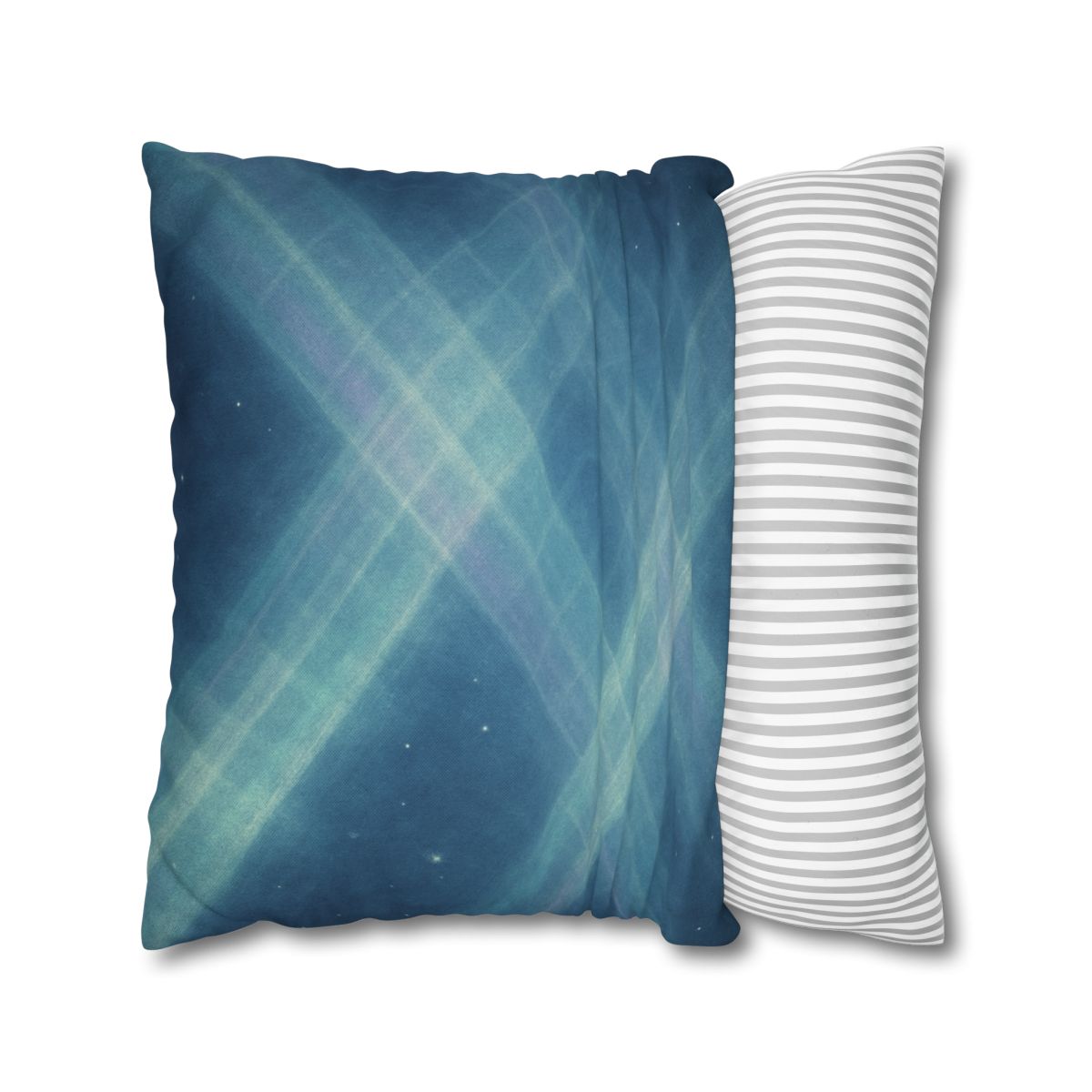 Aurora Lattice Drift soft cotton pillow cases