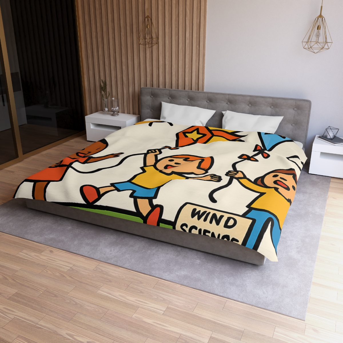 Comet Kite Parade On Cloud Hill soft comforter duvets