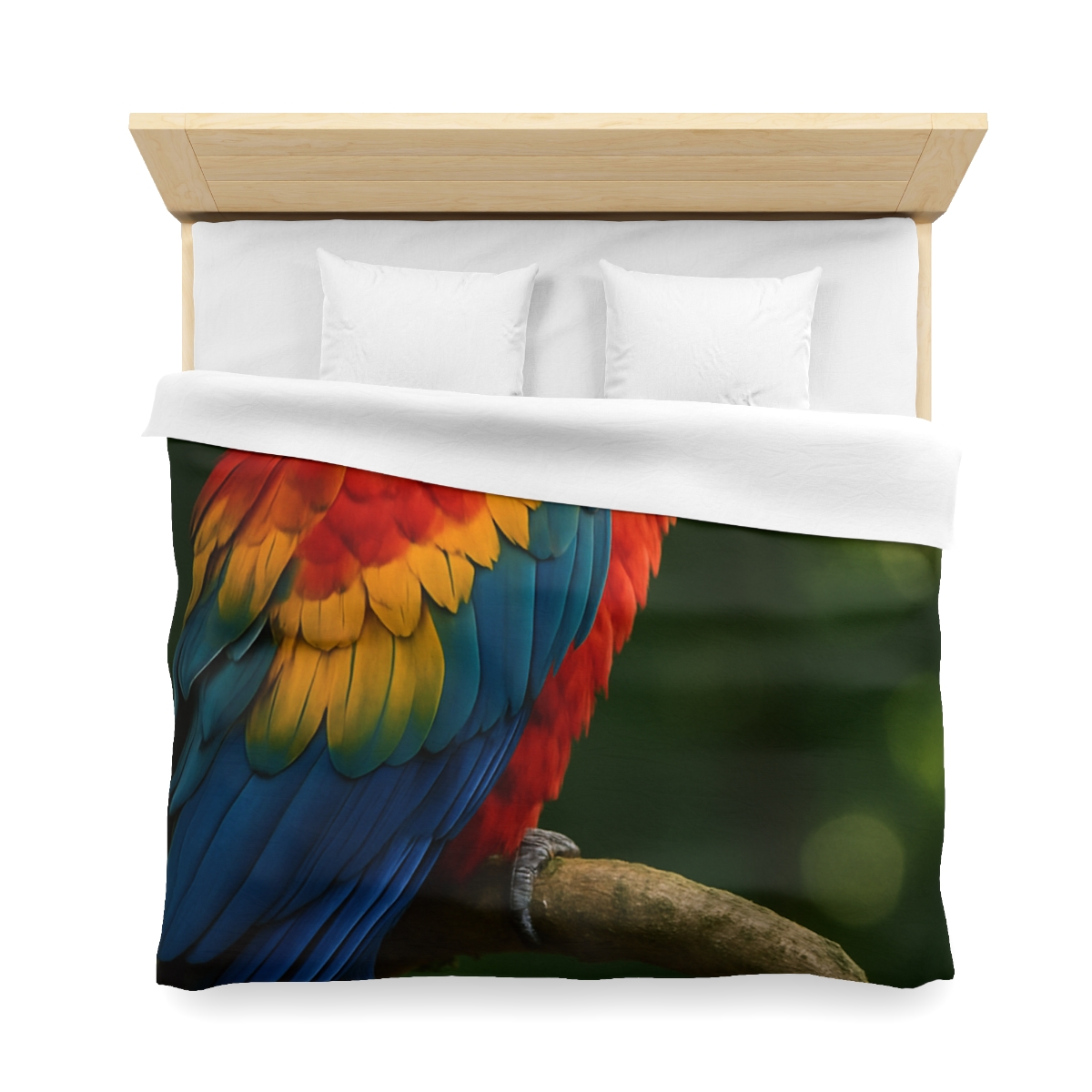 Canopy Flame Scarlet Macaw custom duvets