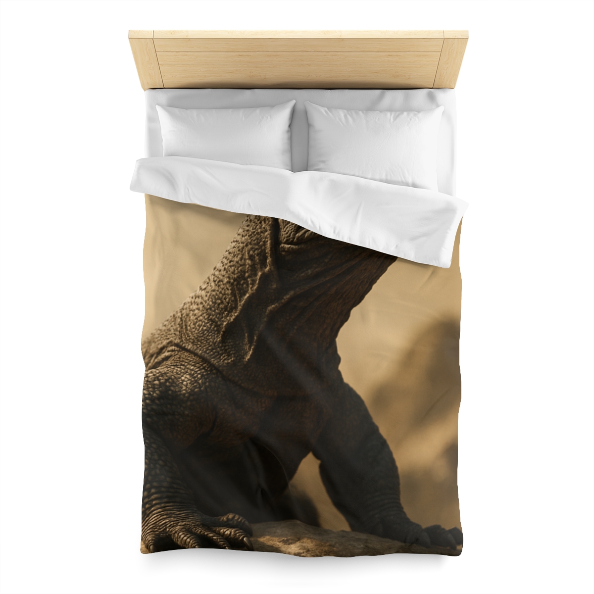 Ancient Sentinel Komodo Dragon unique patterned duvets