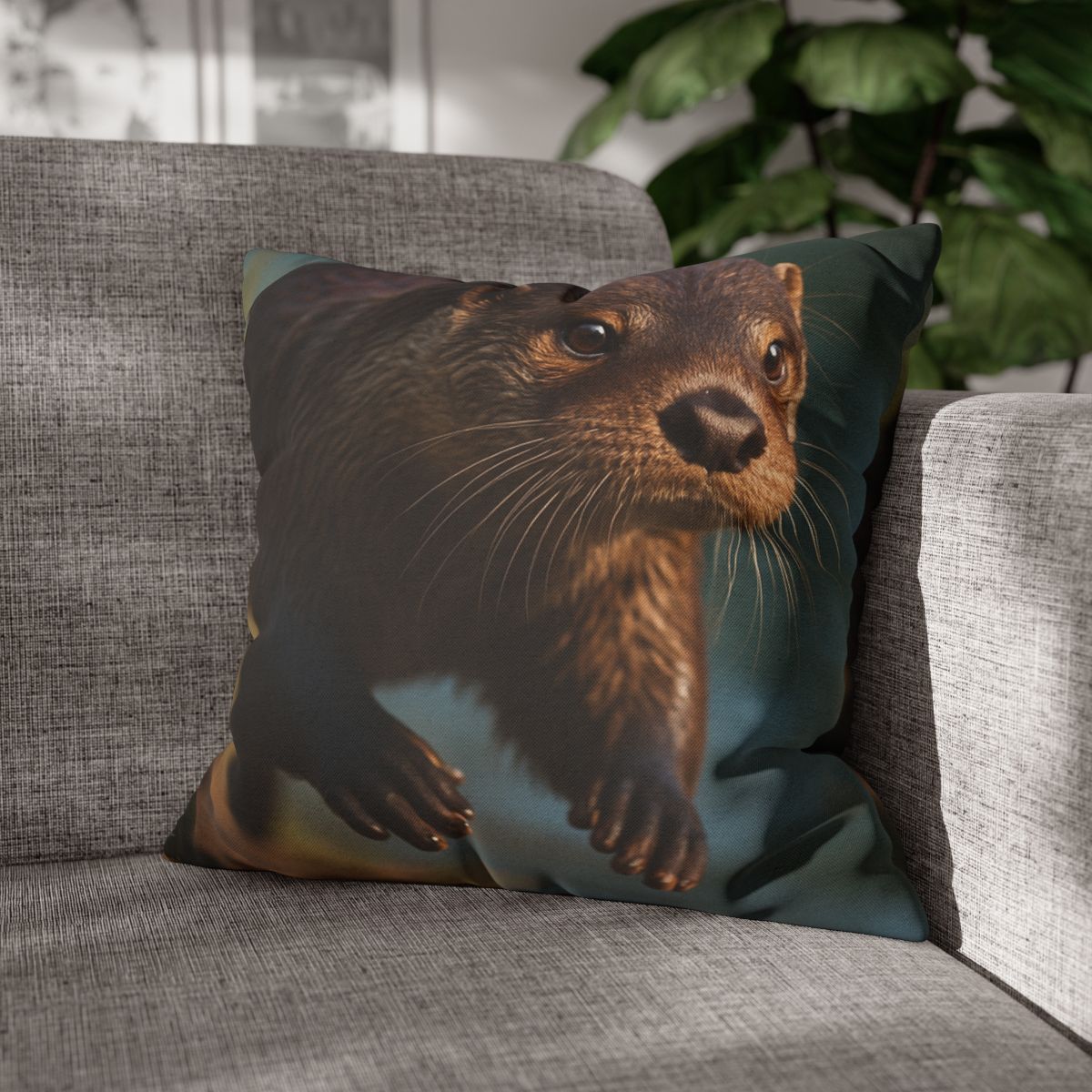 River Sprinter River Otter personalized pillow covers