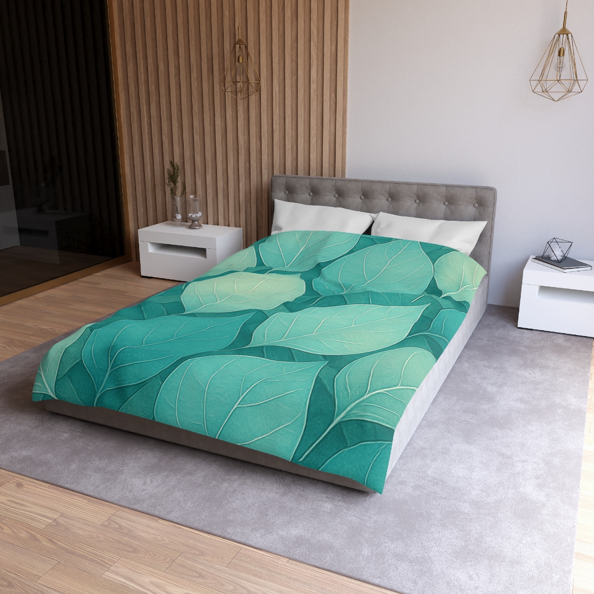 Leaf Vein Prism Weave soft comforter duvets