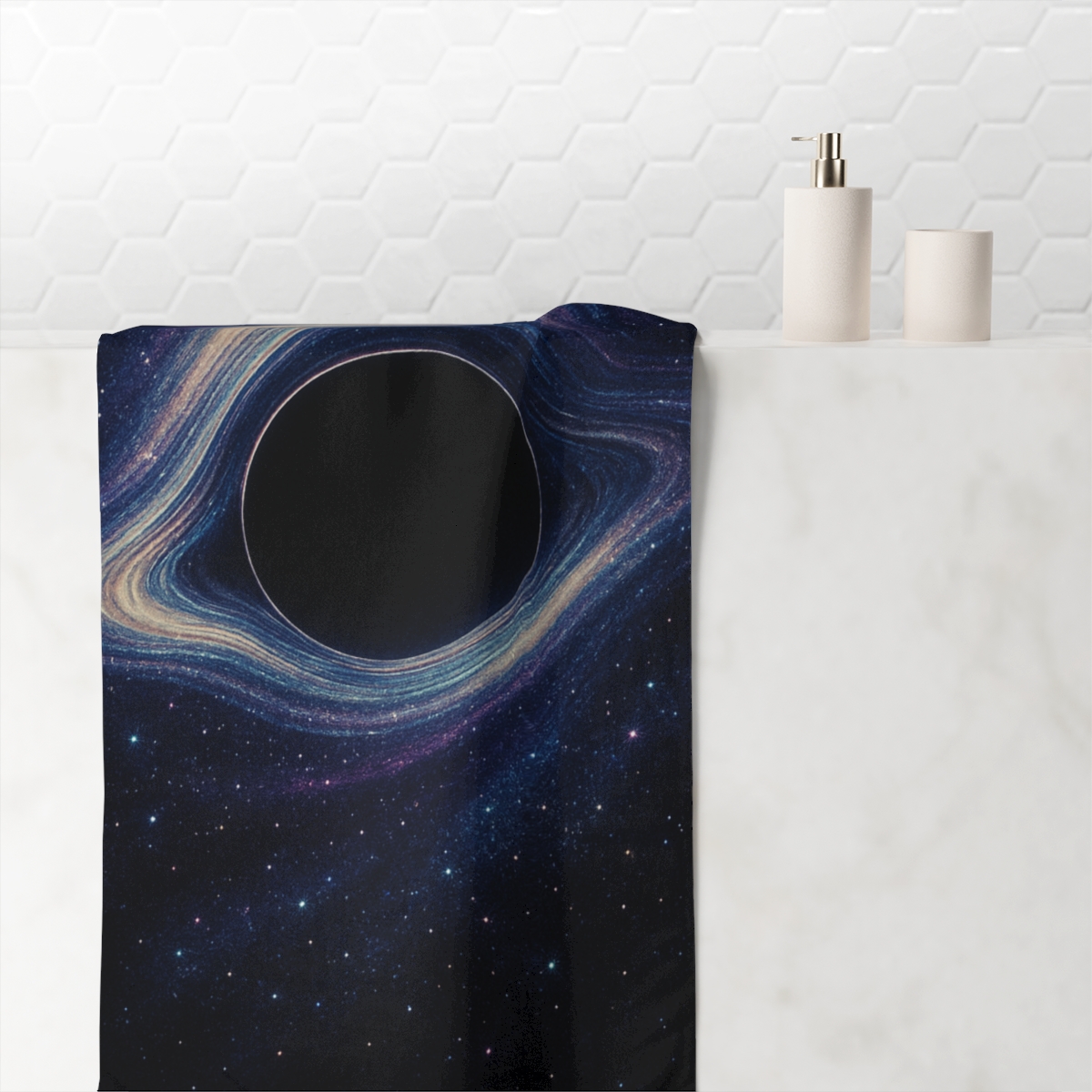 Prismatic Lensing Halo soft cotton towels