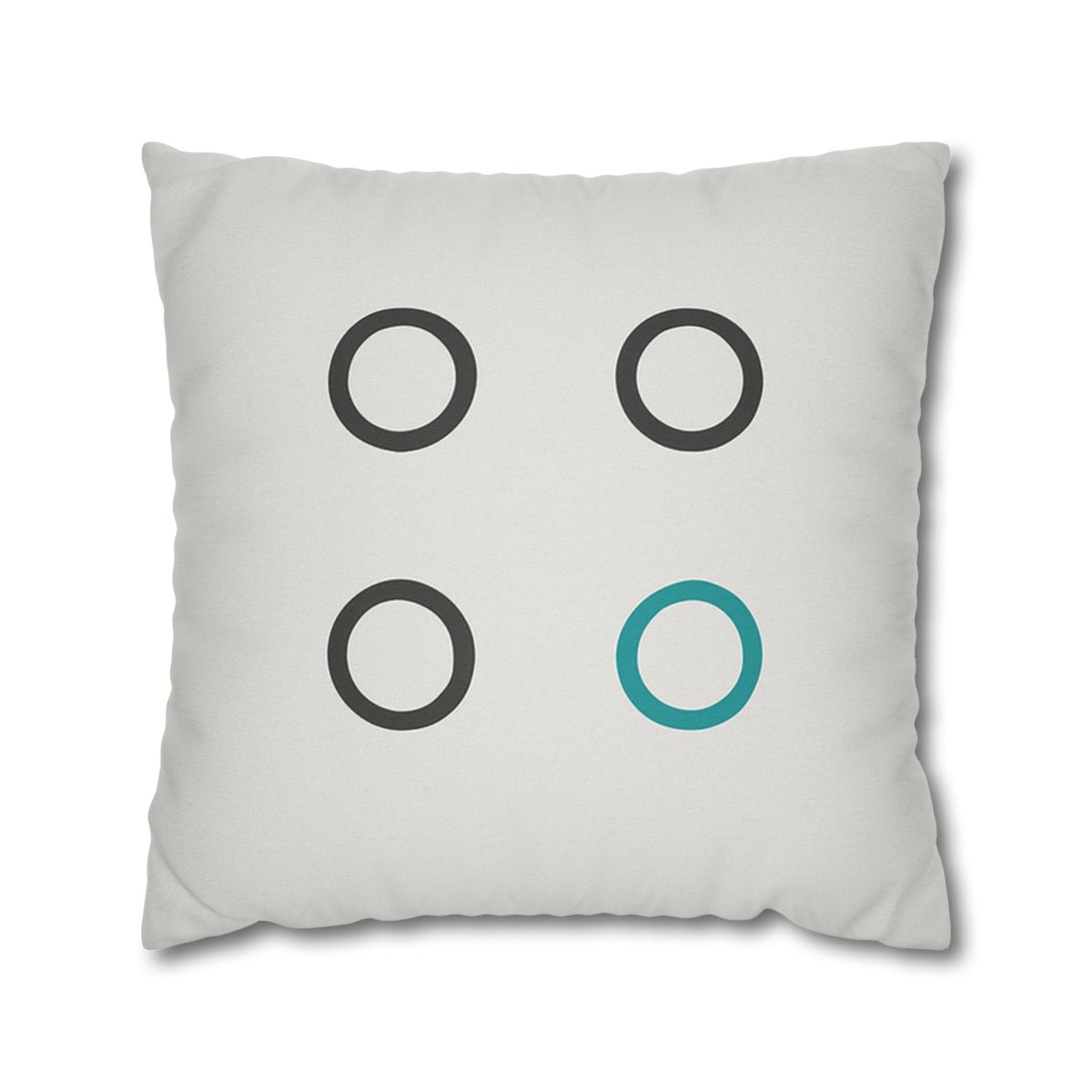 Clustered Dots With Missing Node trendy patterned pillow cases
