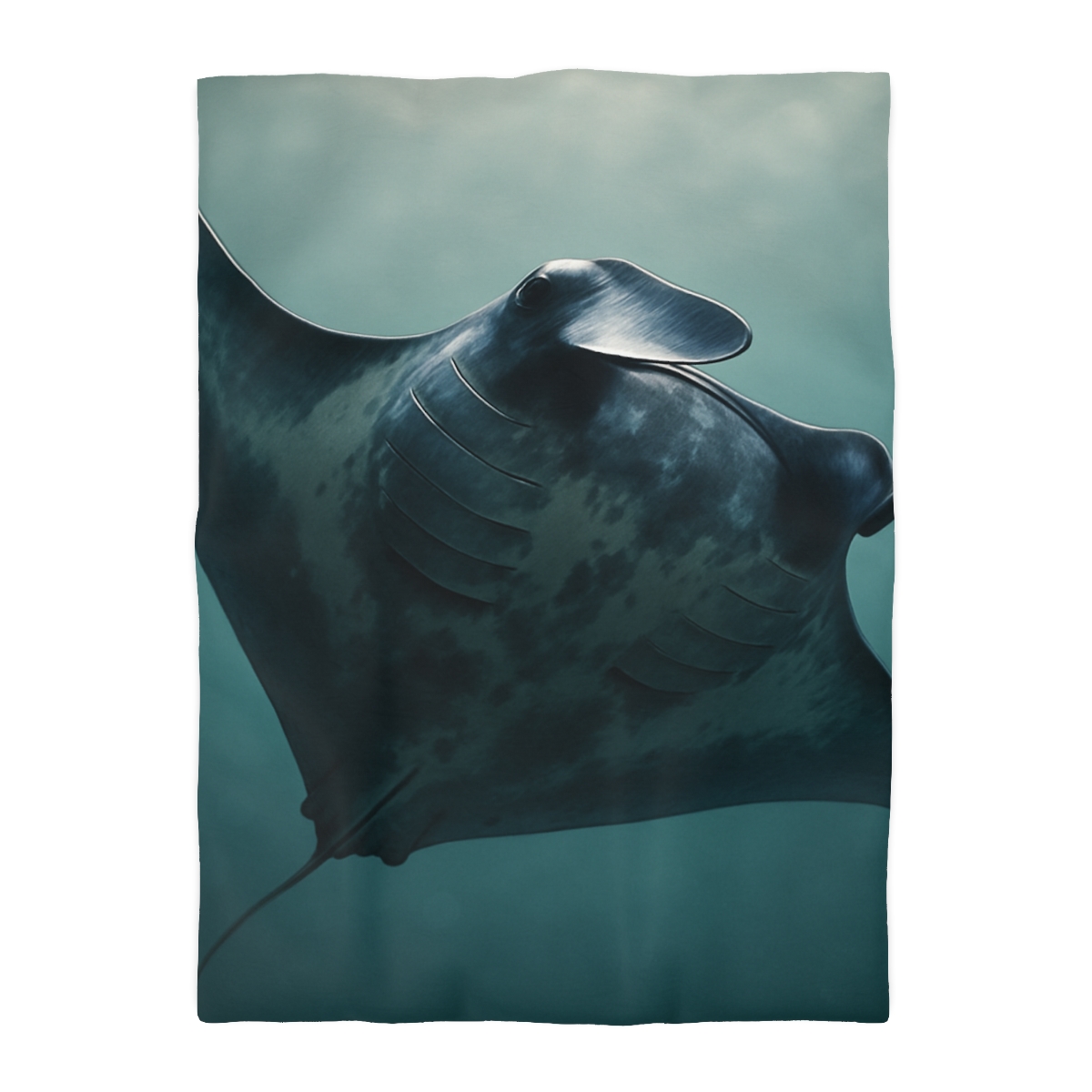 Nebula Glide Giant Manta Ray stylish duvet covers