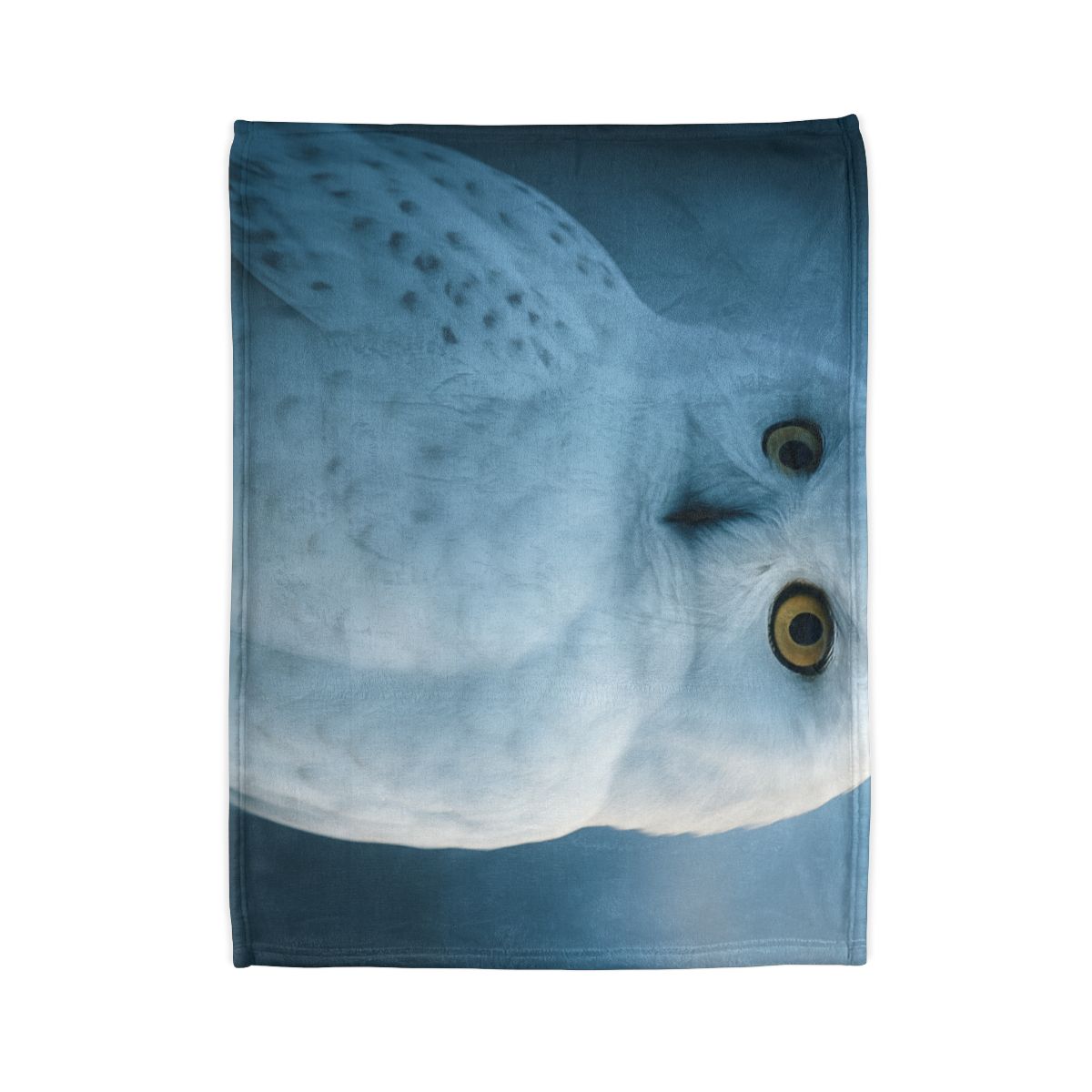 Twilight Watcher Snowy Owl decorative home blankets