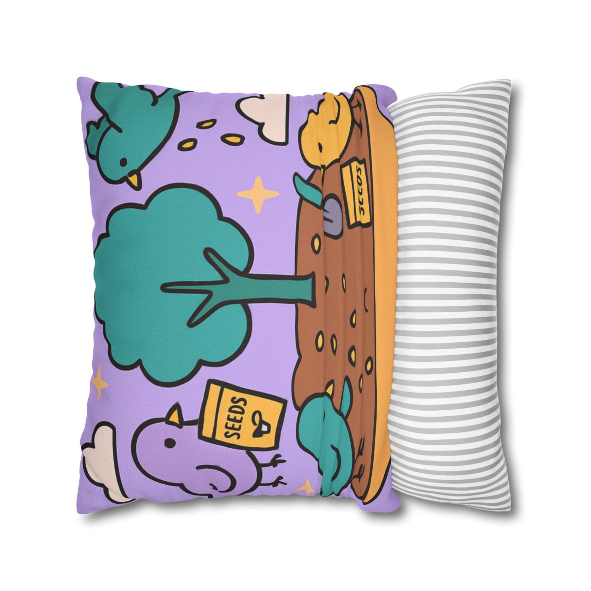 Galaxy Garden Aviary designer print pillow cases