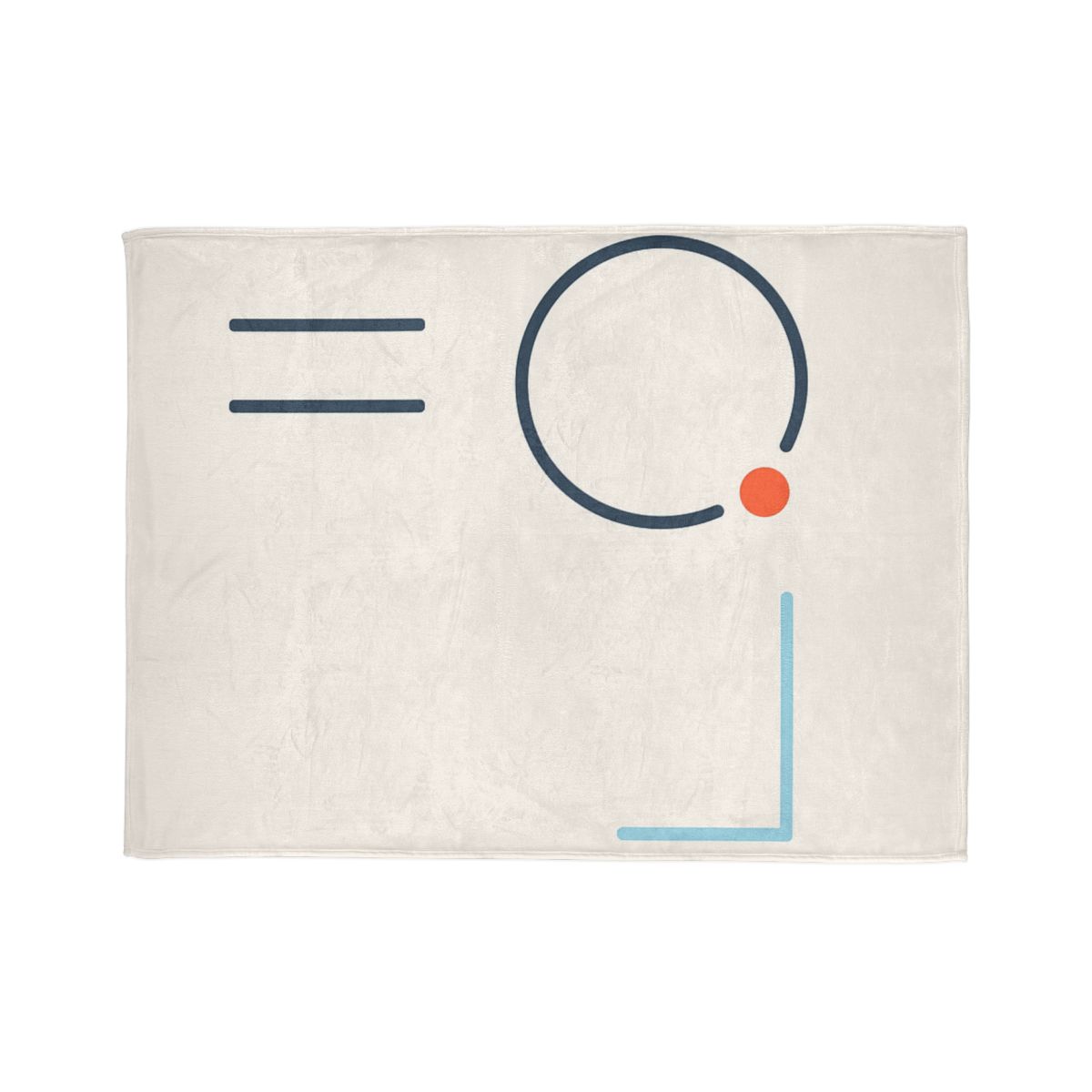 Quiet Orbit With Offset Bars personalized cozy blankets