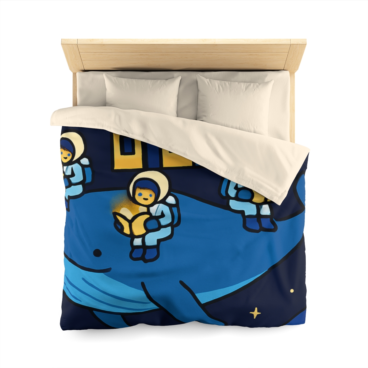 Starlight Library On A Floating Whale trendy bedroom duvets