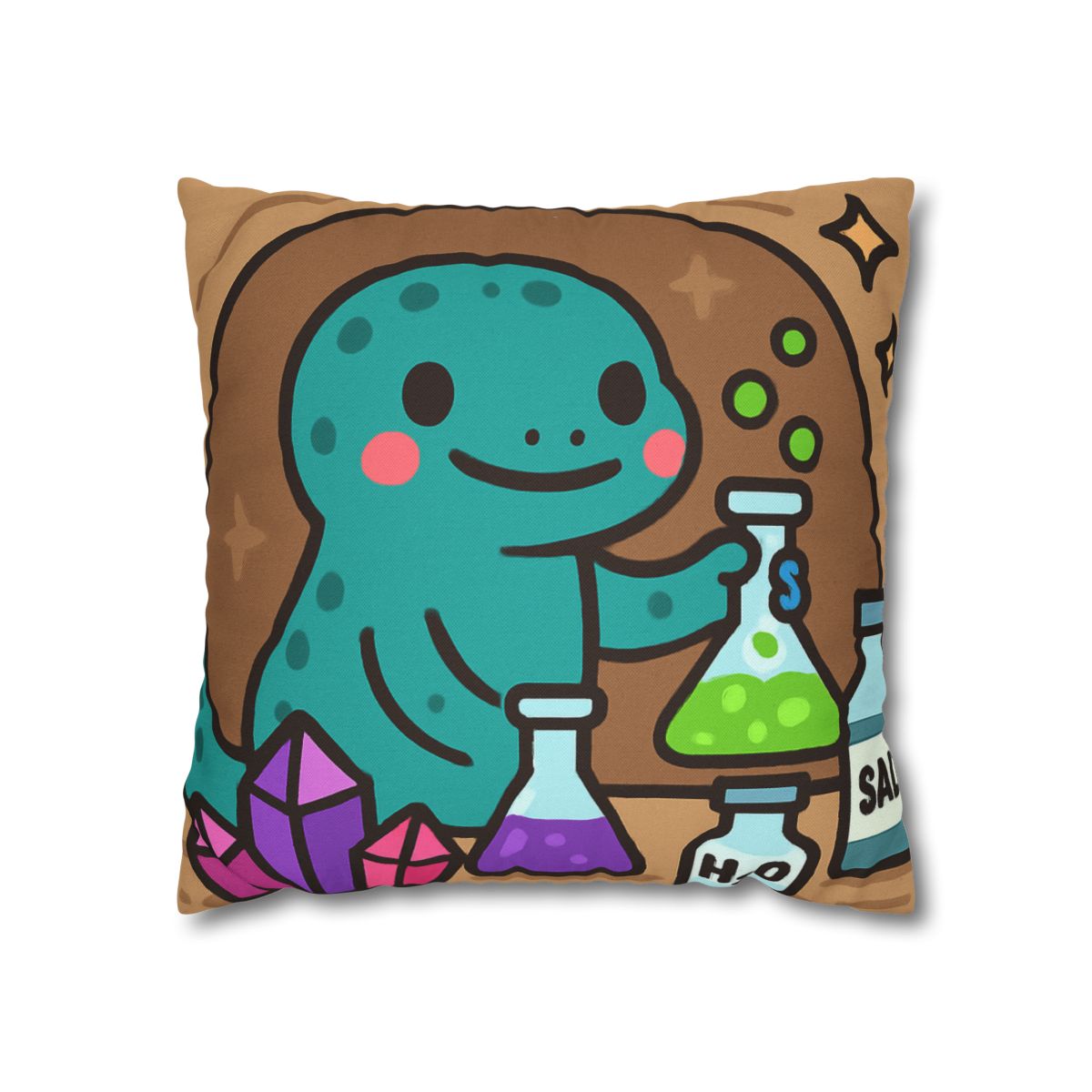 Crystal Cave Salamander Science Lab custom pillow cases